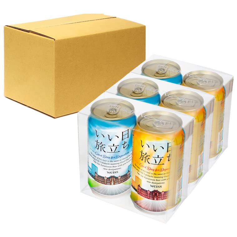 Amazon.co.jp: いい日旅立ち（白ビール）2缶セット×3組 : 食品・飲料・お酒